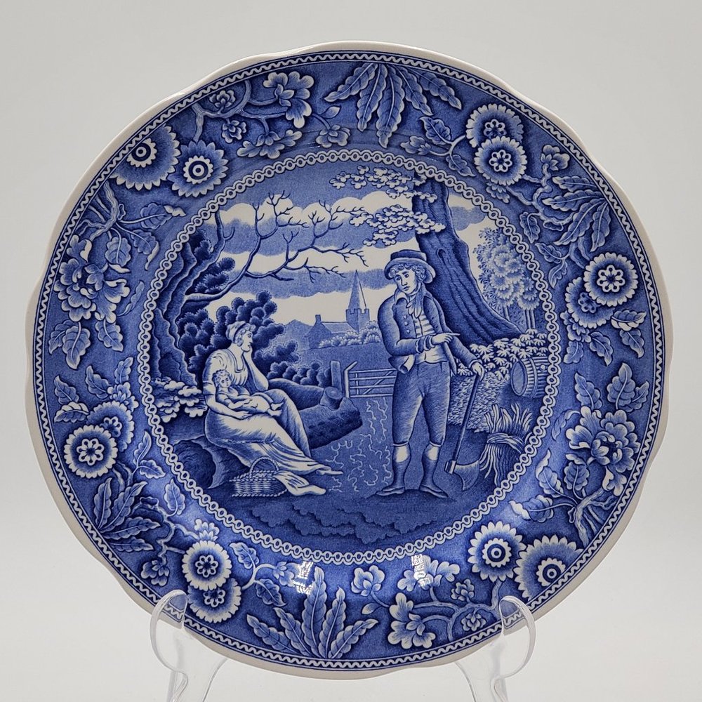 Spode Blue Room Collection - Set of 5 Collectible Plates - Picture 6 of 16